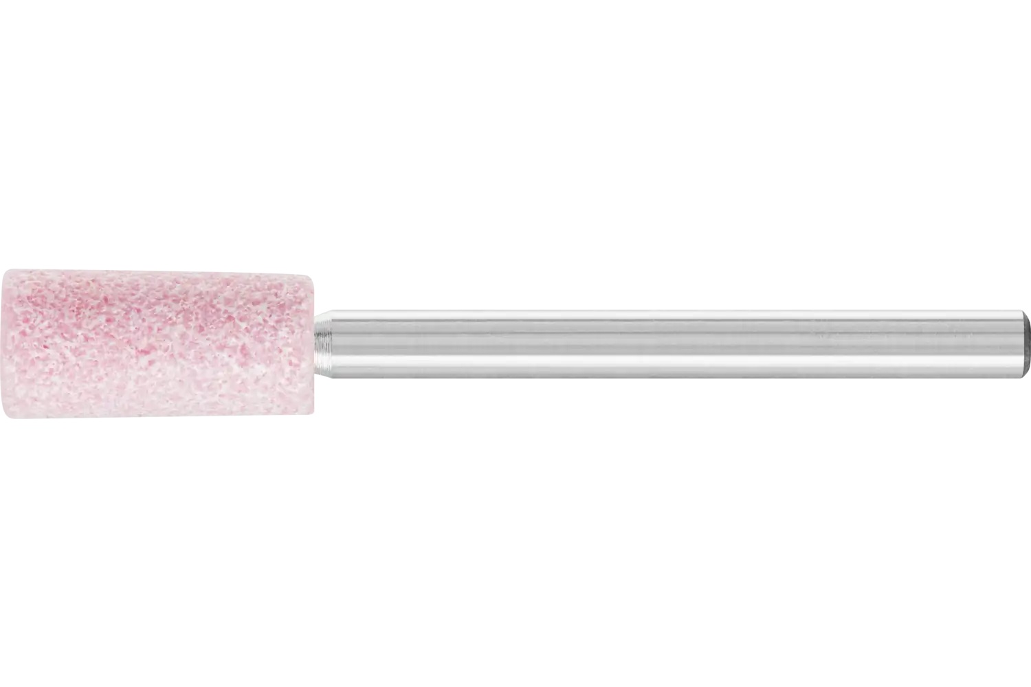 Picture of Pferd Vitrified Mounted Point, Steel Edge, 1-1/2" x 1-1/2, 60 Grit, W236, AO, 1/4" Shank